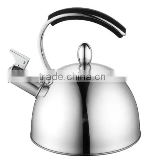 Alloy + Silicone Handle Stainless Steel Whistling Kettle 2.5 Litre