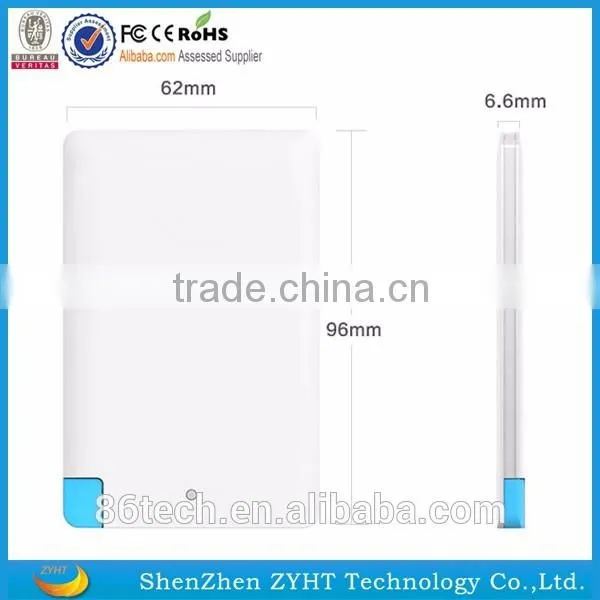 ZYHT Hot Sale Full Color Business Card Power Bank photo-3