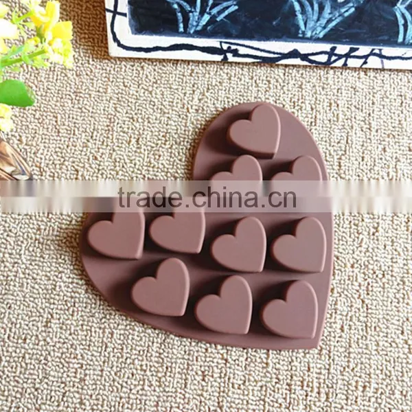 Wholesale Price Custom Heart Shape Mold Cute Sushi Making Kit Cake Silicone Cake Mold photo-3