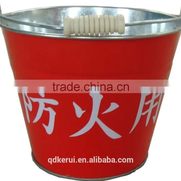 Japan Fire Bucket Steel Water Bucket