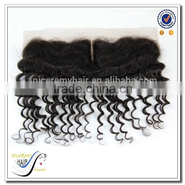 Wholesale Deep Wave 100% Virgin Human Hair Brazilian Hair Closure Silk Top Lace Closure photo-2