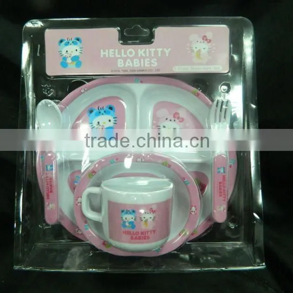 30% and 100% Melamine Children and Kid's Dinnerware Set