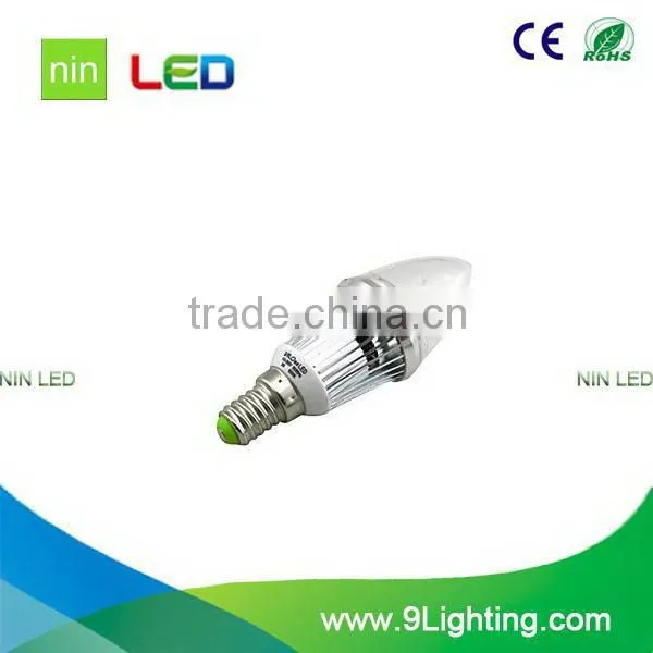 China Latest Glass Shape Led Candle Light Bulb photo-3
