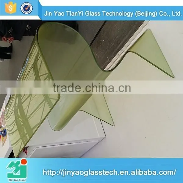 Double Curve Tempered Glass/curved Building Glass