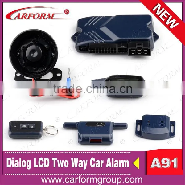 New Upgrade Starlionr A91 Car Alarm Two Way Car Alarm System With LCD Remote Engine Start