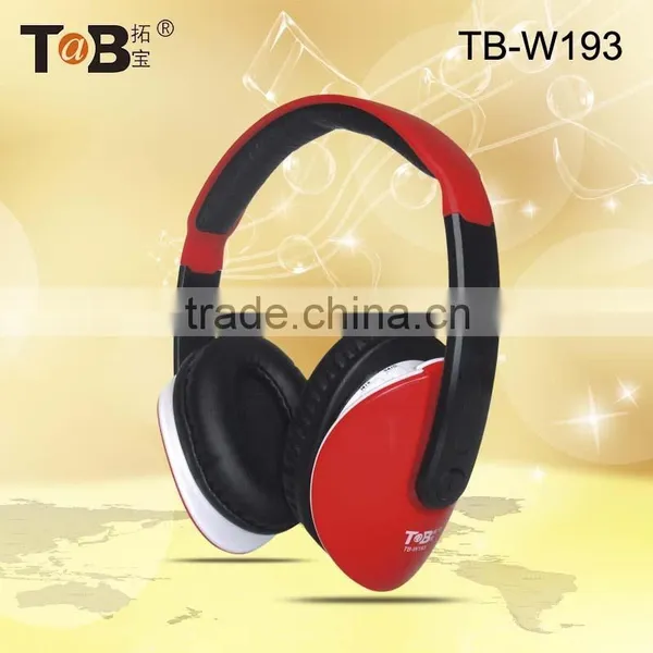 Big Soft Headband Headphone Factory Directly Produce Headset TF Card Headphone With FM Radio