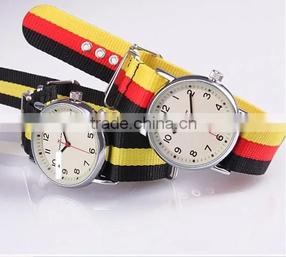 Fashion Cheap Nylon Watches China Supplier Custom Design Nylon Nato Strap Wristwatch Made in China Military Watch Metal photo-4