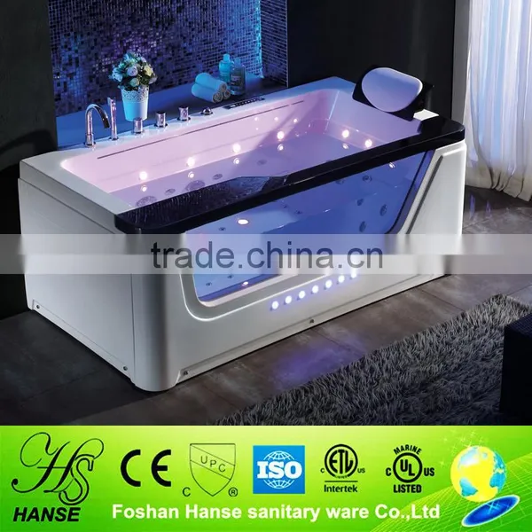 HS-B002 High Quantity Bateau Water Massage Acrylic Simple Bath
