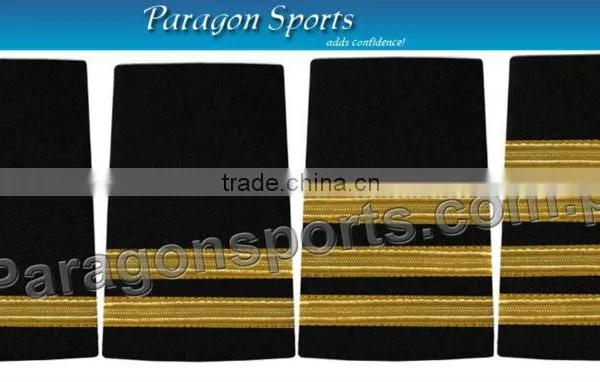 Pilot Epaulette Captain Epaulette One Two Three Four Gold-Bars