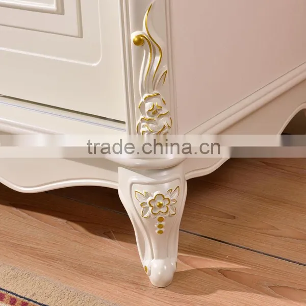 Luxury French Style Hand Carved Wooden MDF Panel Bedroom Sliding Door Cupboard Design Quality Choice photo-4