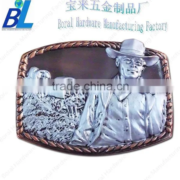 Classic Hard Enamel Zamak Mens Belt Buckles photo-6