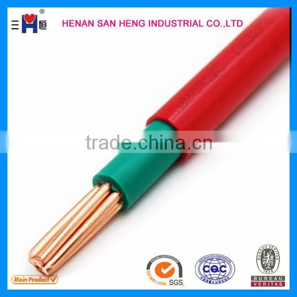 Single Core CU Bare Copper Black Pvc Jacket Construction Cable photo-6