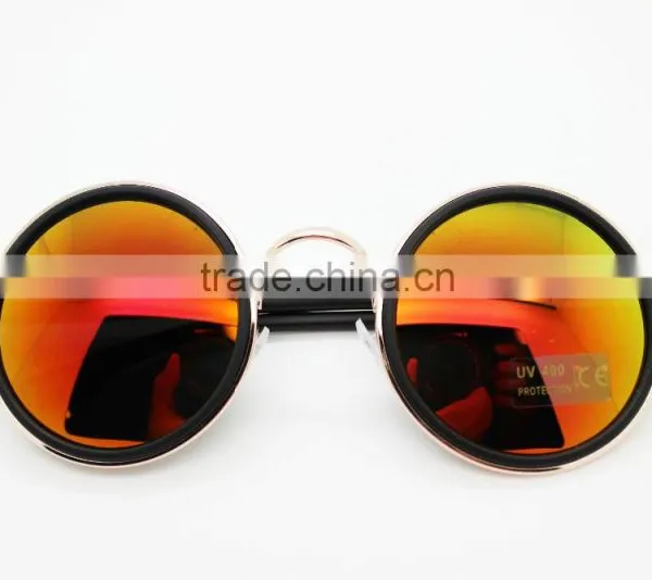 Metal Sunglasses Round Sunglasses Mirror Sunglasses photo-4