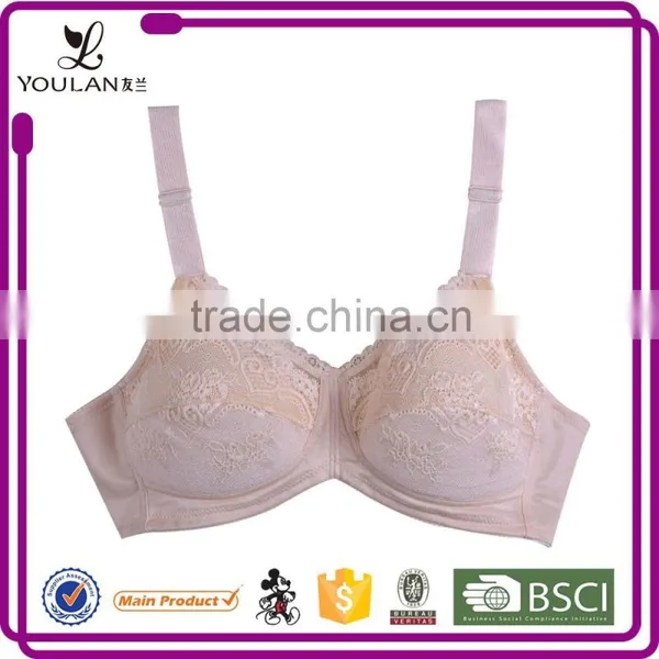 2015 Romantic Padded Nylon No Cup Bra