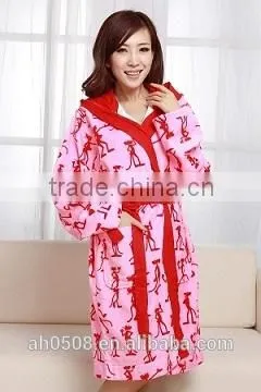 Kimono Collar Waffle Bathrobe,customized Waffle Bathrobe photo-2