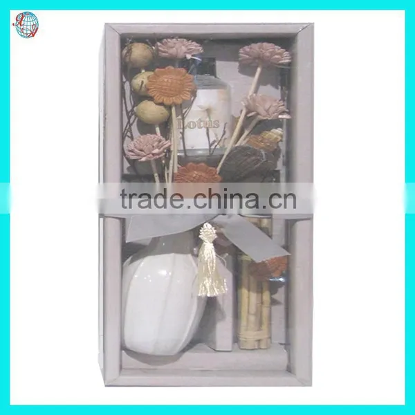 Potpourri Flower Fragrance Ceramic Reed Diffuser photo-4