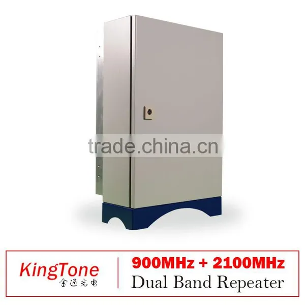Kingtone Amplificador GSM Professional 20w GSM UMTS Booster Repeater 900 2100MHz GSM WCDMA Dual Band Repeater With Factory Price photo-3