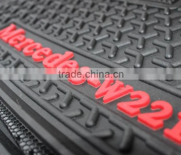 Custom Fit Full Set PVC Car Floor Mats For W221 photo-3