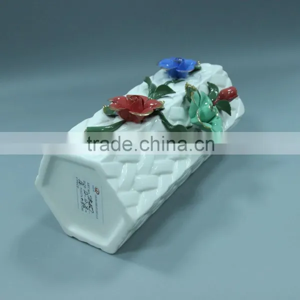 Handmade Ceramic Craft Conical Vase photo-3