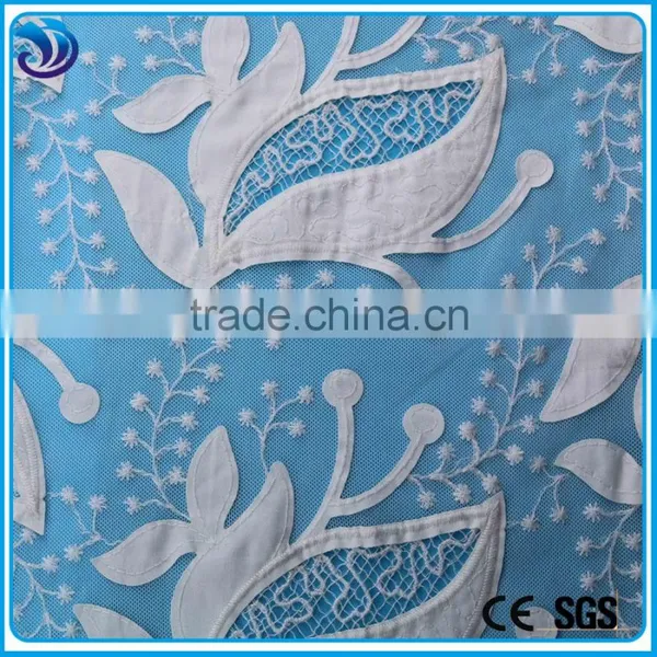 Lastest Laser Embroidery Fashion Laser Embroidery Mesh Fabric photo-2