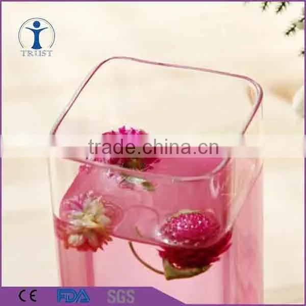 Personalized Square Drinking Water Glass photo-4