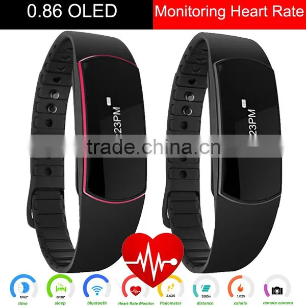 New Design Sleep Monitor Waterproof Ip67 Smart Bracelet Bluetooth