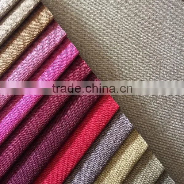 100%polyester Woven Linen Sofa Upholstery Textile Fabric for Wholesale Supplier's Choice