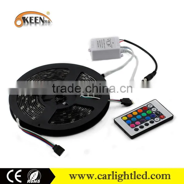 Rgb Self Adhesive CE ROHS Led Strip 3528 300smd 4.8 Watt per Meter Grow Light Kit 12v Waterproof IP65 for Decoration photo-5