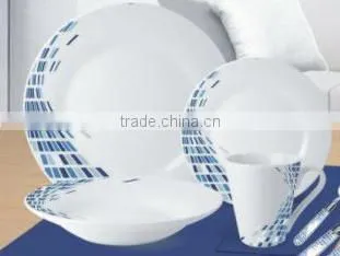 Super White Porcelain Modern Dinnerware Set Porcelainware photo-2