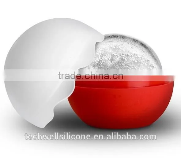 Hot Sale 3D Silicone Ball Shape Ice Cube Tray photo-6