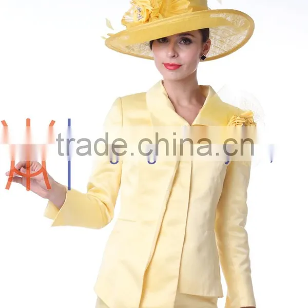 2015 Latest and Fashion Ramie Twill Ladies Elegant Suits photo-2