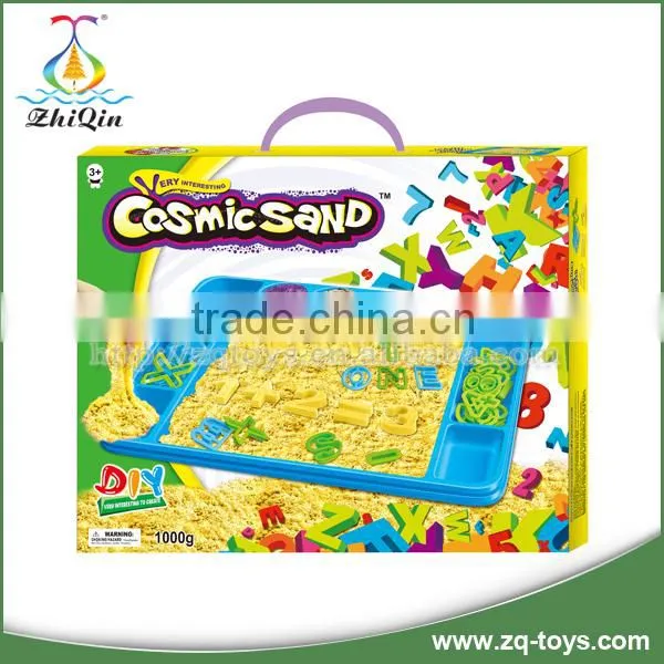 Wholesales Educational Toy Magic Sand Toy With Plastic Sand Molds
