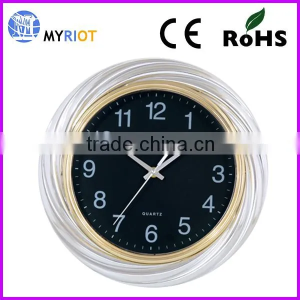 Spirally Frame Multicolored Wall Clock photo-3