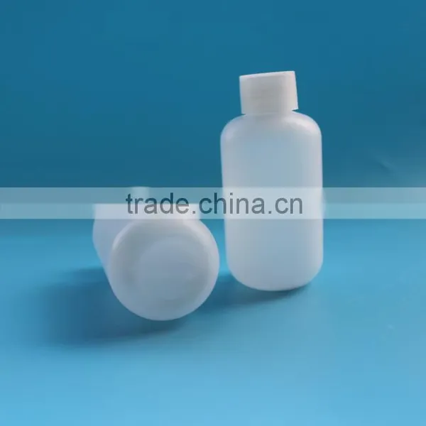 125ml Boston Round Semi Transparent HDPE Plastic Bottle With Screw Cap photo-4