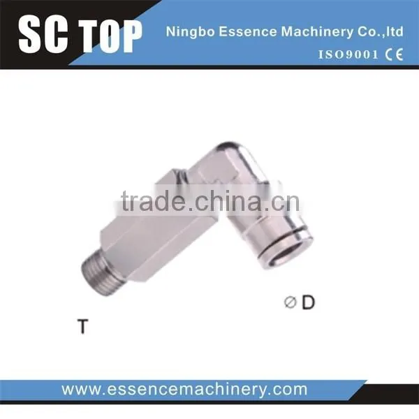 MPH Brass Connection Pneumatic Elbow Hose Connector Quick Push in Air Fittings photo-4
