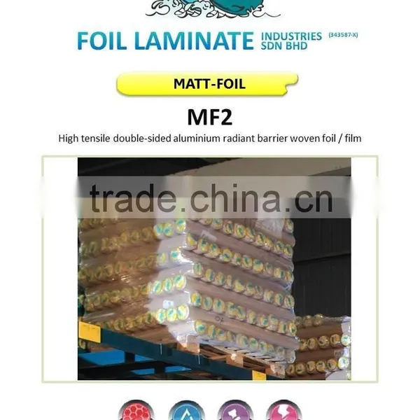 Aluminium Polypropylene Woven Foil / Film photo-3