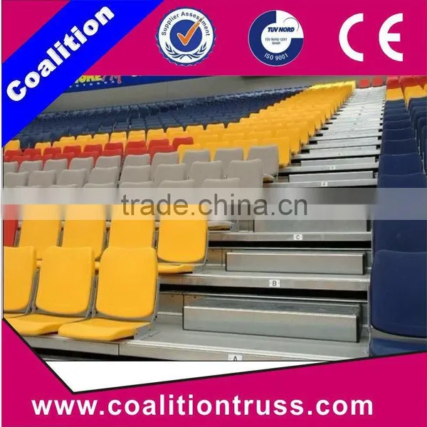 Indoor Outdoor Gym Bleachers ,retractable Stadium Bleacher Seats Bleacher Chairs Quality Choice photo-4