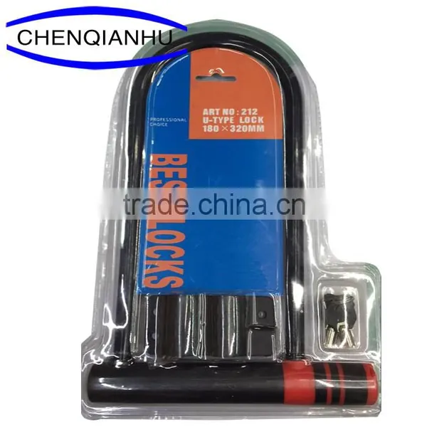 QH-180U Motorcycle Lock/ Bicycle Wheel Lock/ u Shape Lock/D Lock