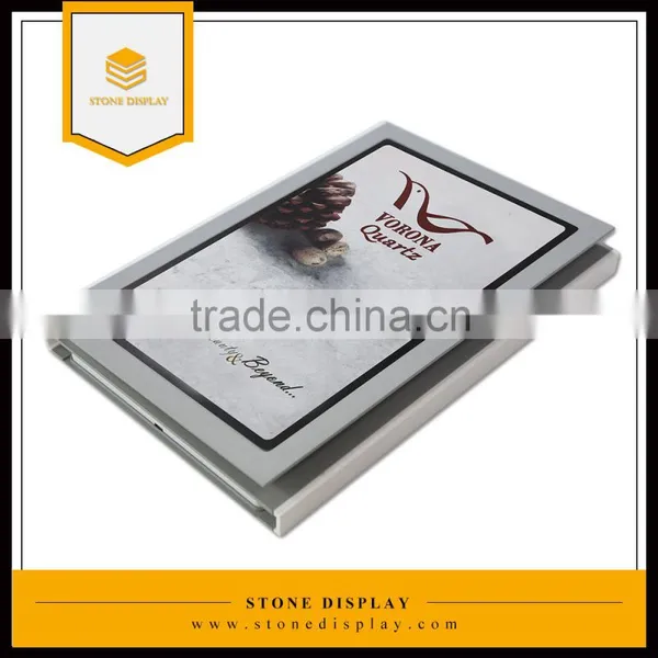 Plastic Material Quartz Tile Display Book/sample Book/folder/case/box