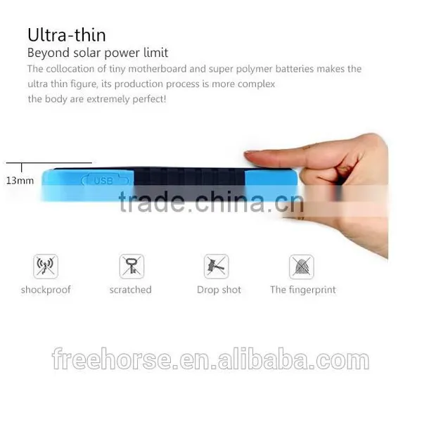China Manufacturer Hot Seller Power Bank Samsung Silicon Power Bank Solar Power Bank 5000mah photo-3
