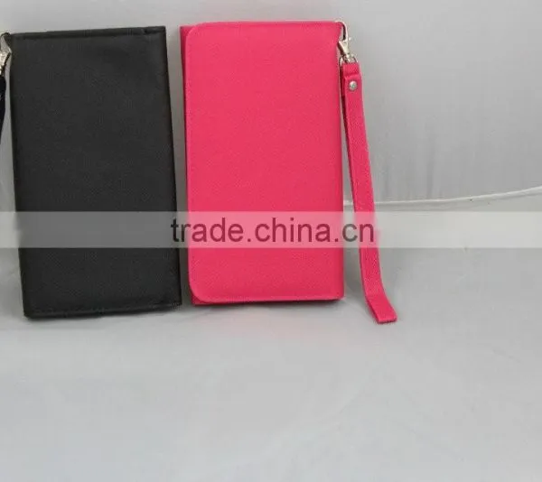 Genuine Leather /PU Simple Women Wallet Passport Holder Purse With Card Slots photo-4