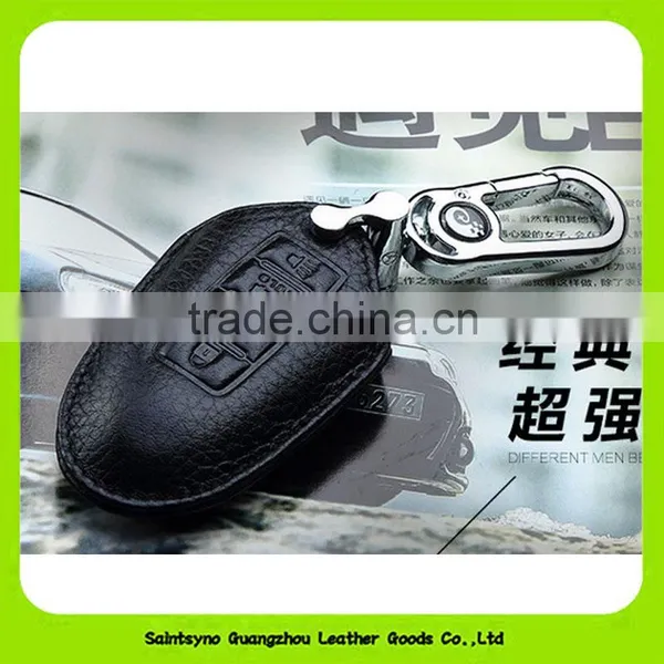 16673 Made in China Real Leather Compact Key Holder photo-3