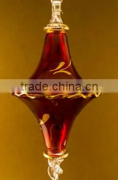 Hot Selling Egyptian Blown Glass Christmas Ornaments