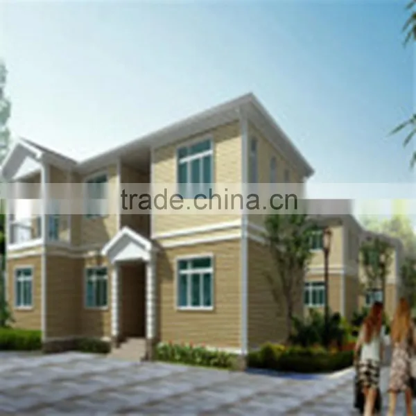 Prefabricated Villa, Steel Structure Wooden Villa for Accommodation