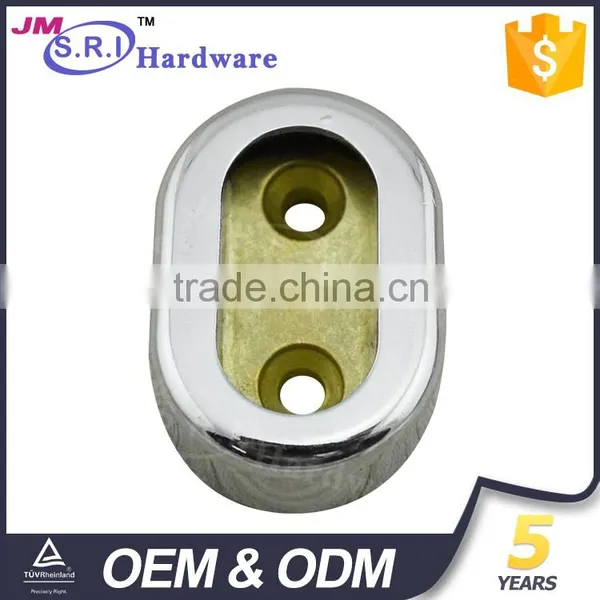 High End Zinc Alloy Oval Wardrobe Rail Support photo-4