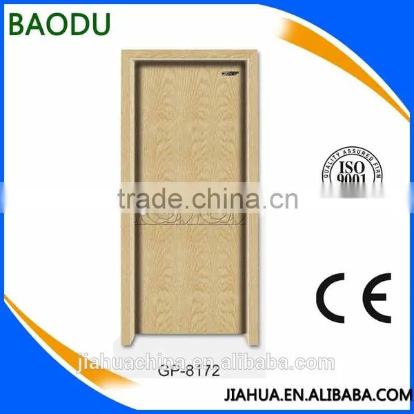 PVC Door Panel Bathroom Door Price Coat Interior Room Door photo-5