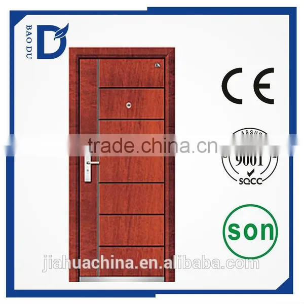 China Supplier Steel Wood Armored Security Doors in 2016 photo-4