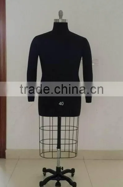 Male Upper Body Tailoring Mannequin With Collapsible Shoulder and Adjustable Stand photo-4