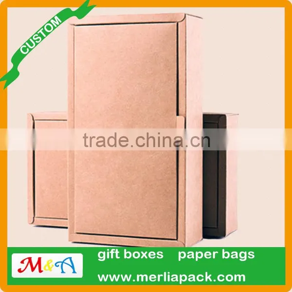 Recycled Kraft Cardboard Brown Boxes Herbal Tea Bags Spearmint Box photo-2