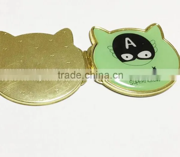 Pocket Mirror,promotional Aluminum Pocket Mirror,metal Printed Pocket Mirror,hotsale Laser Engraved Pocket Mirror photo-2